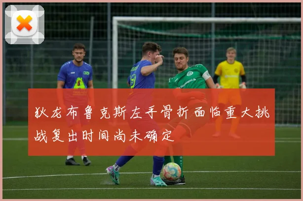 狄龙布鲁克斯左手骨折面临重大挑战复出时间尚未确定