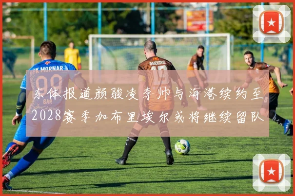 东体报道颜骏凌李帅与海港续约至2028赛季加布里埃尔或将继续留队
